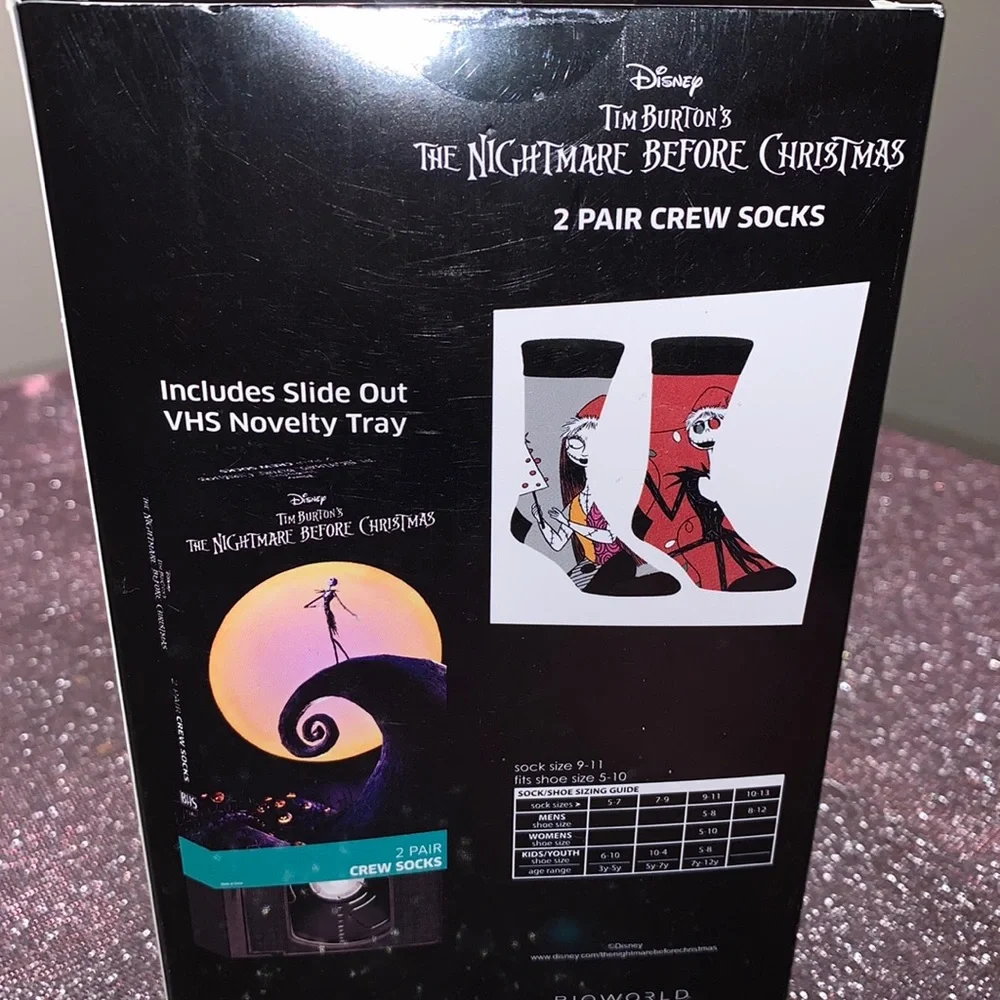 The‎ Nightmare Before Christmas Halloween Crew Socks